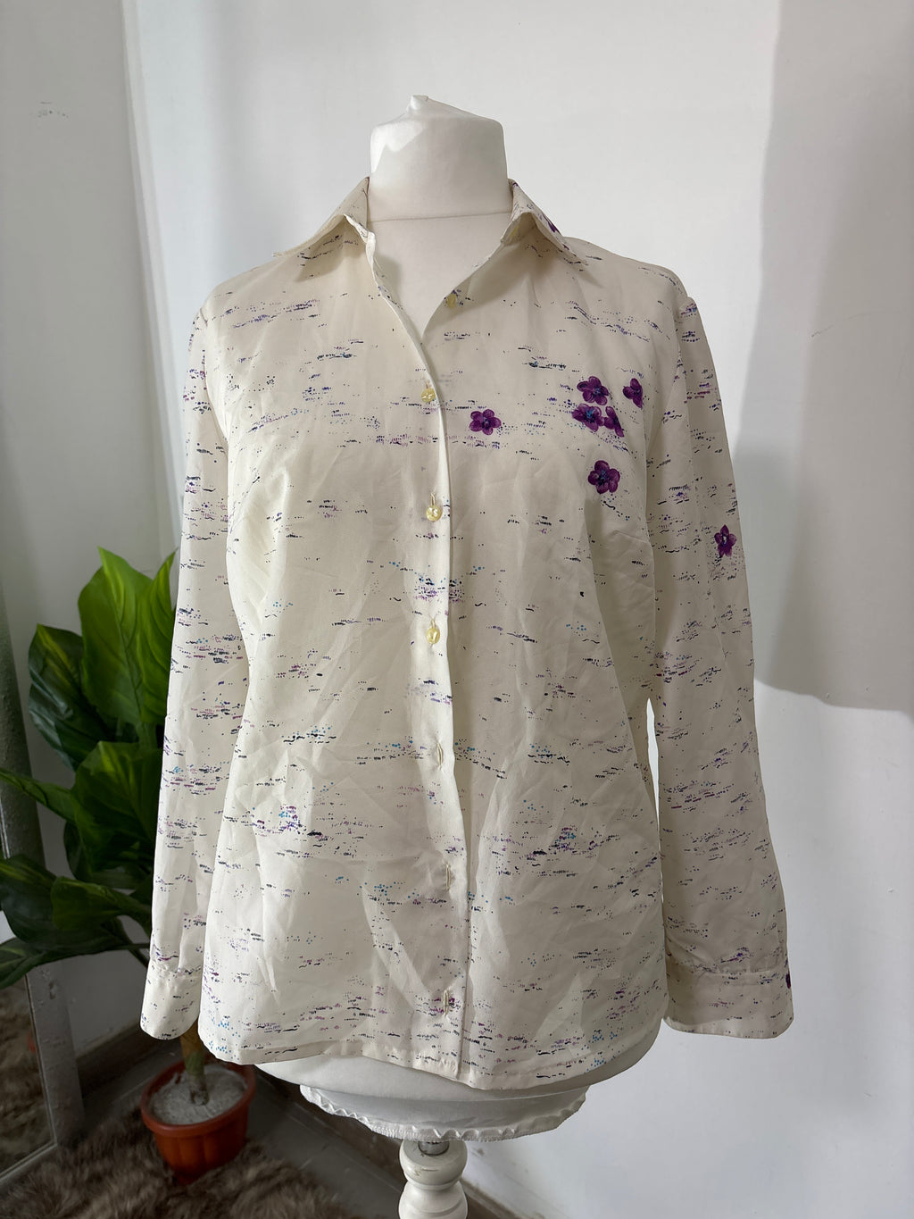 CAMICIA BIANCA E VIOLA 265