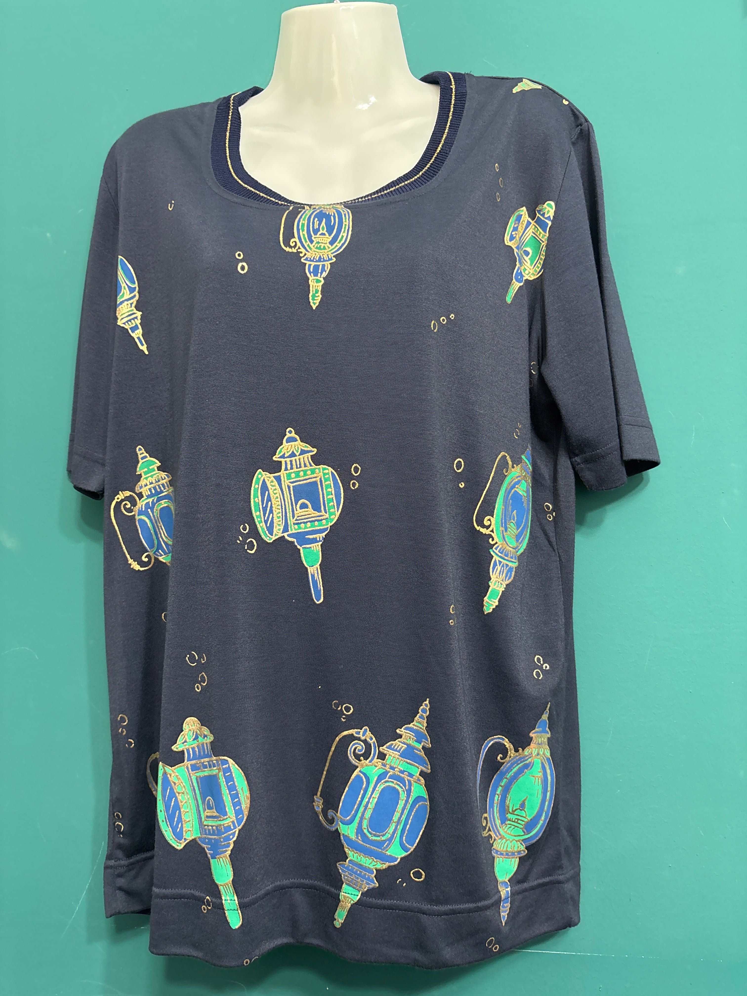 T-SHIRT BLU 308