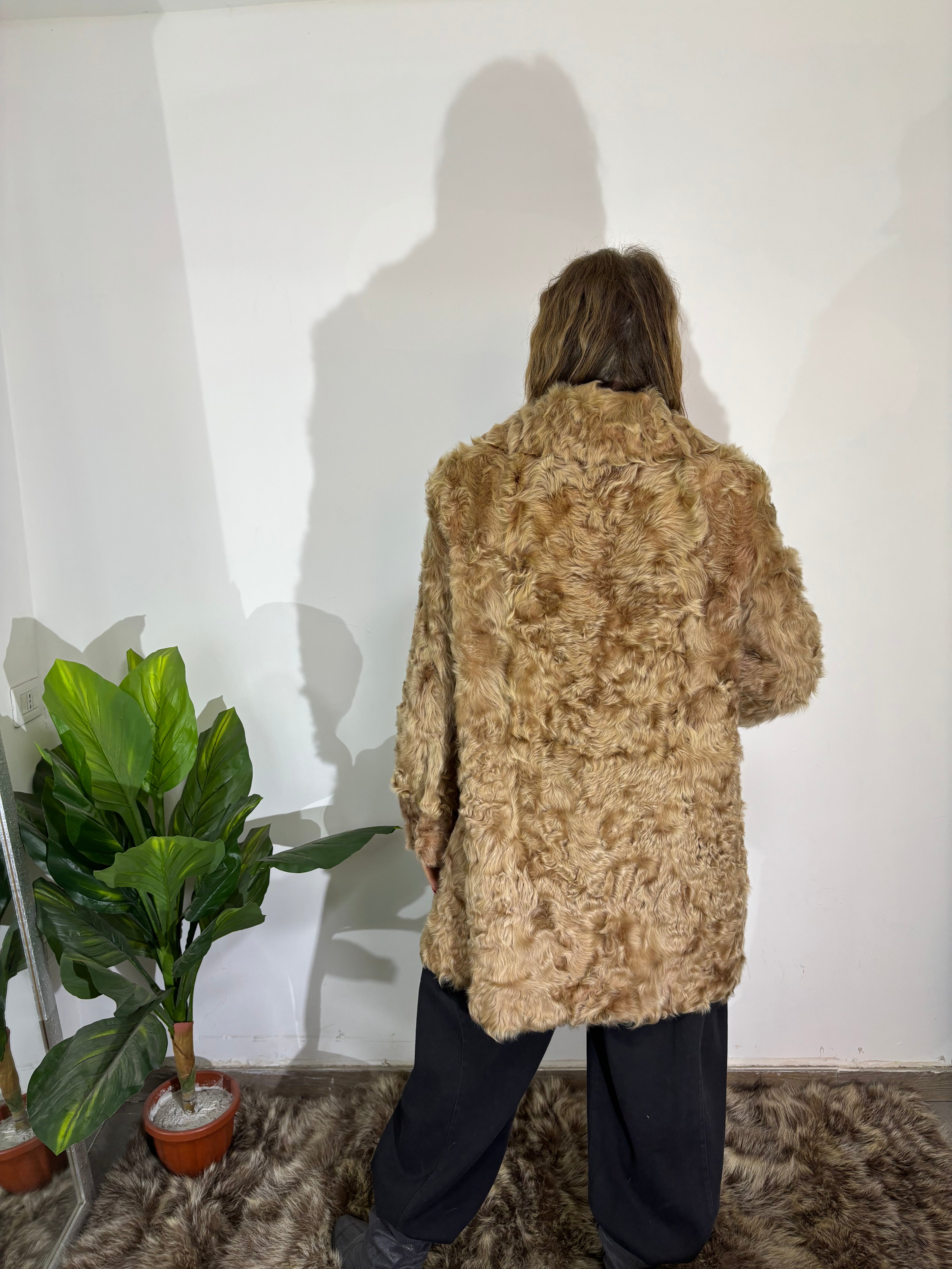 PELLICCIA IN ASTRAKAN BEIGE 048