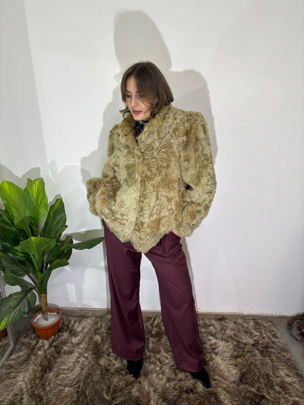PELLICCIA IN ASTRAKAN BEIGE 168