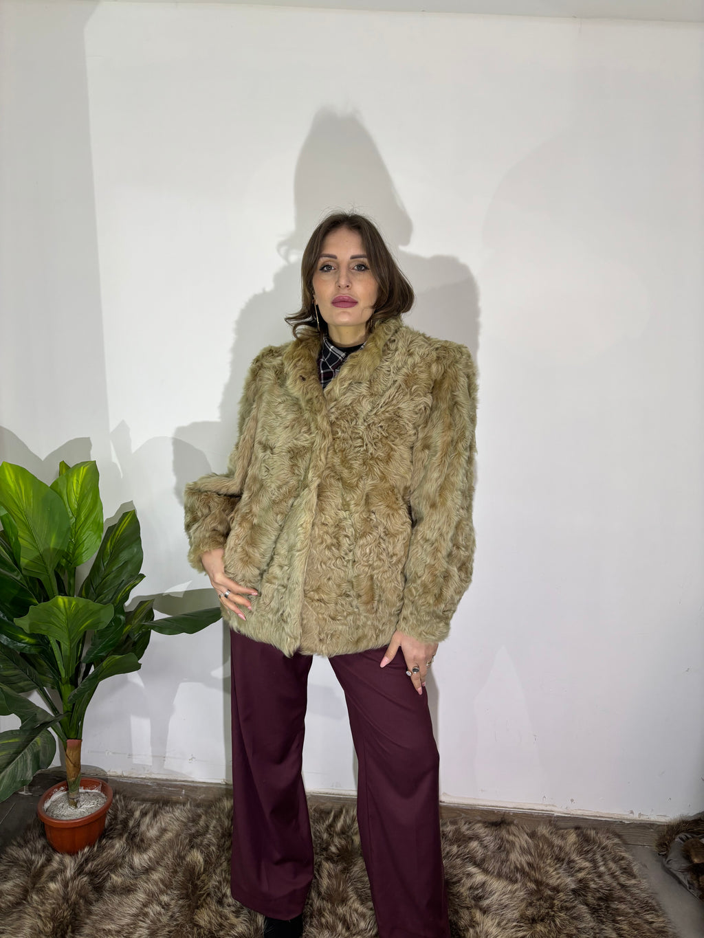 PELLICCIA IN ASTRAKAN BEIGE 168