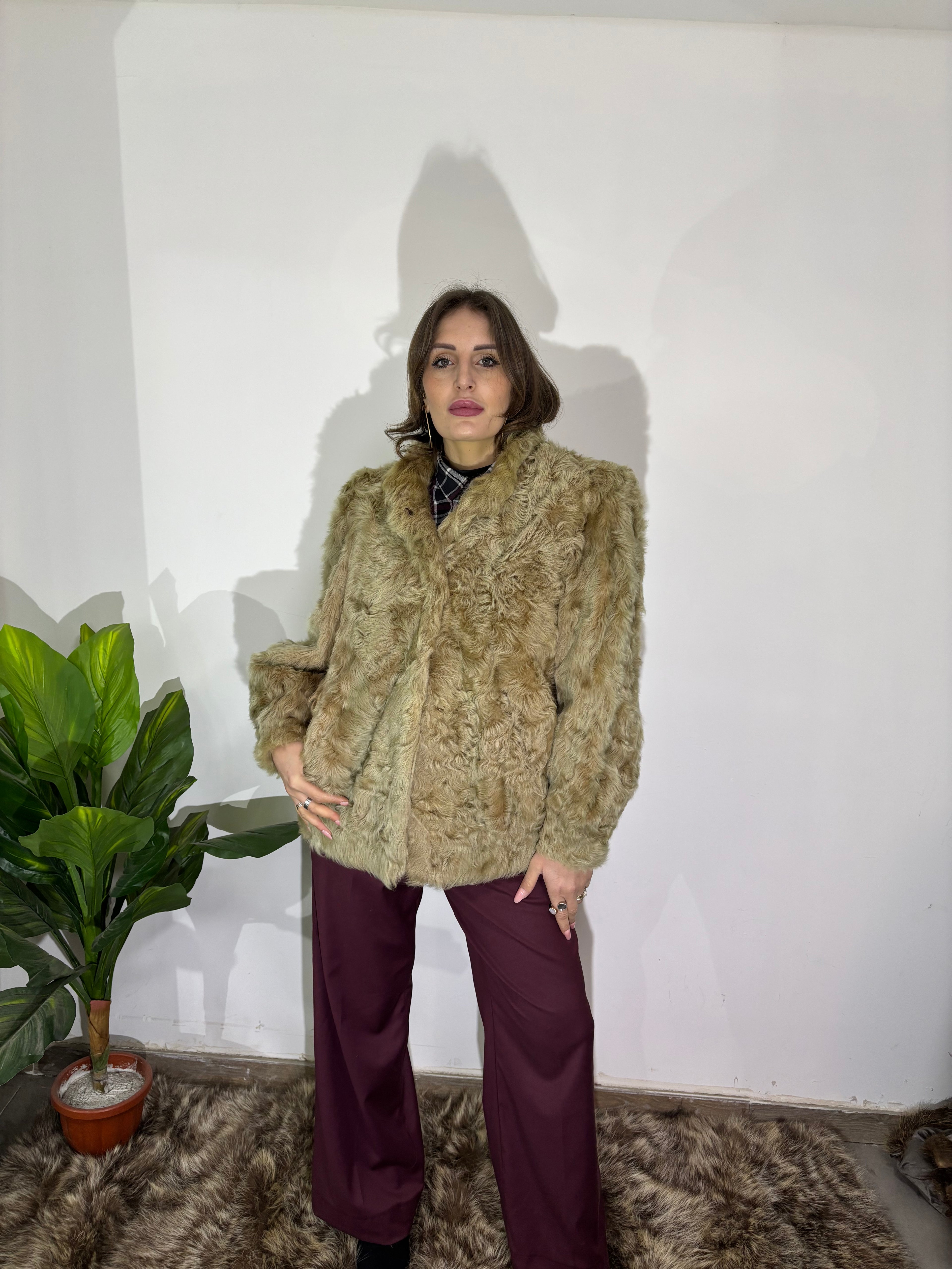 PELLICCIA IN ASTRAKAN BEIGE 168