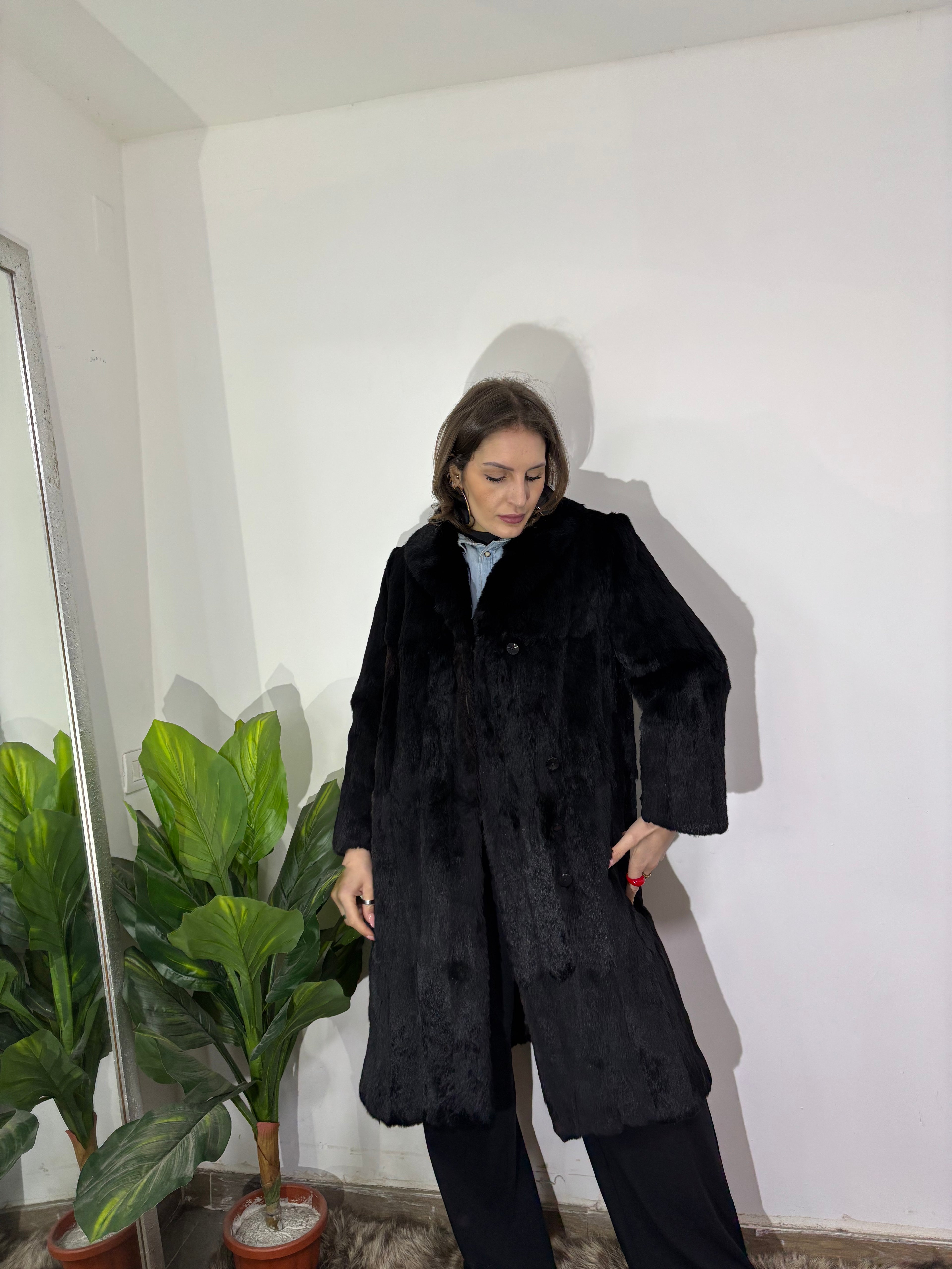 PELLICCIA IN LAPIN NERA 215