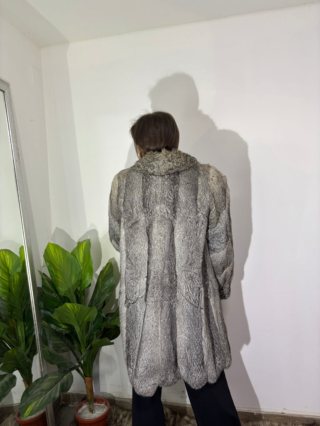 PELLICCIA IN LAPIN GRIGIO 216