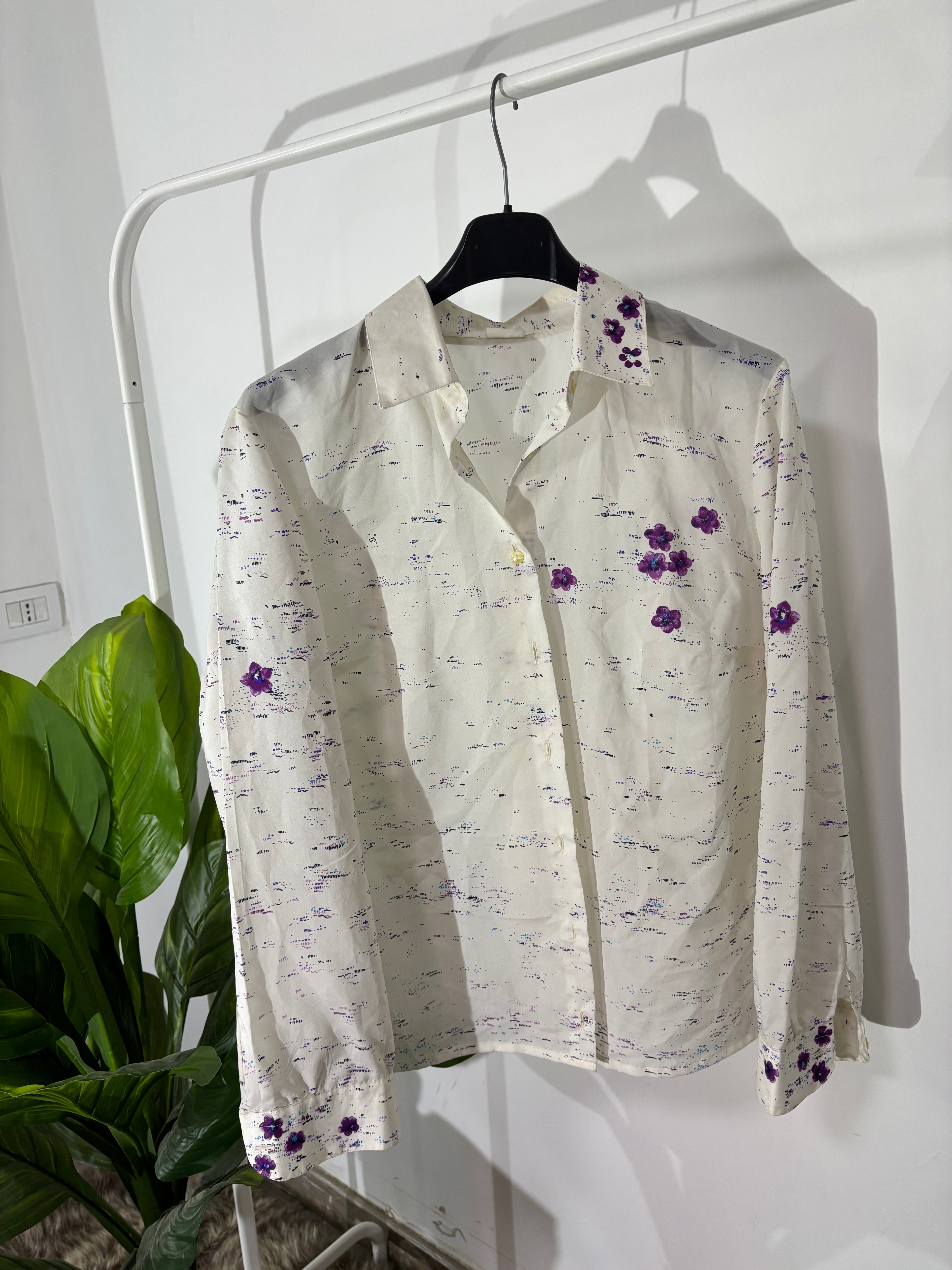 CAMICIA BIANCA E VIOLA 265